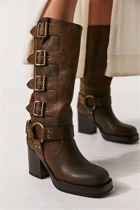 miu miu harness boots|miu miu boots dupe.